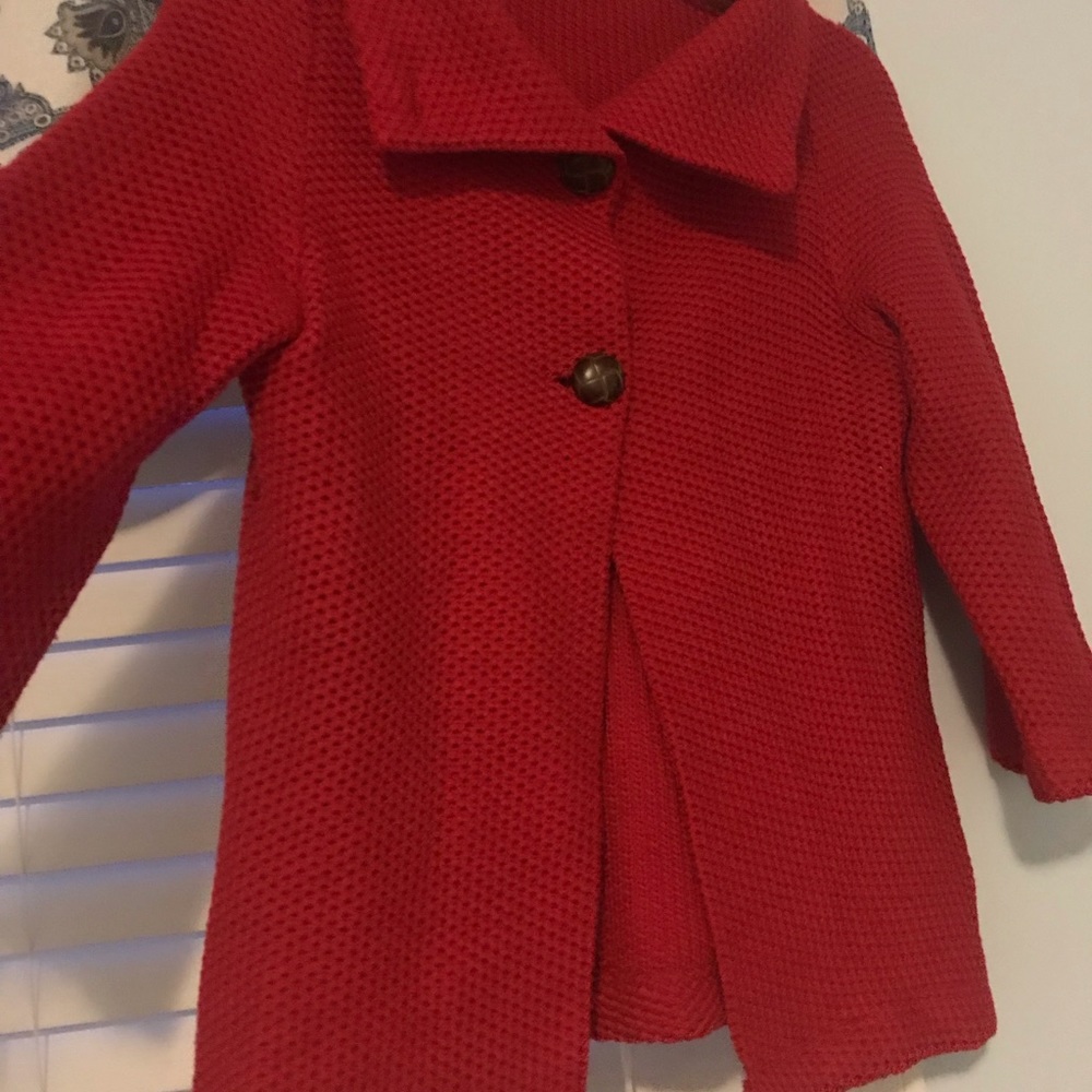 Beautiful red split coat - Picture 3 of 8